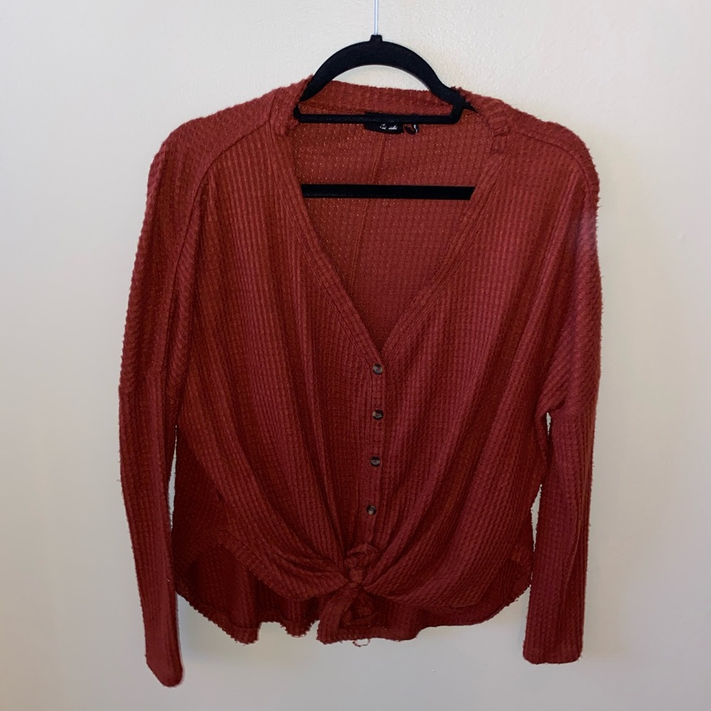 Brunt orange sweater
